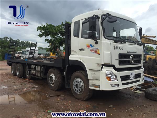 Xe Nâng Đầu Chở Máy Công Trình Dongfeng 5 Chân