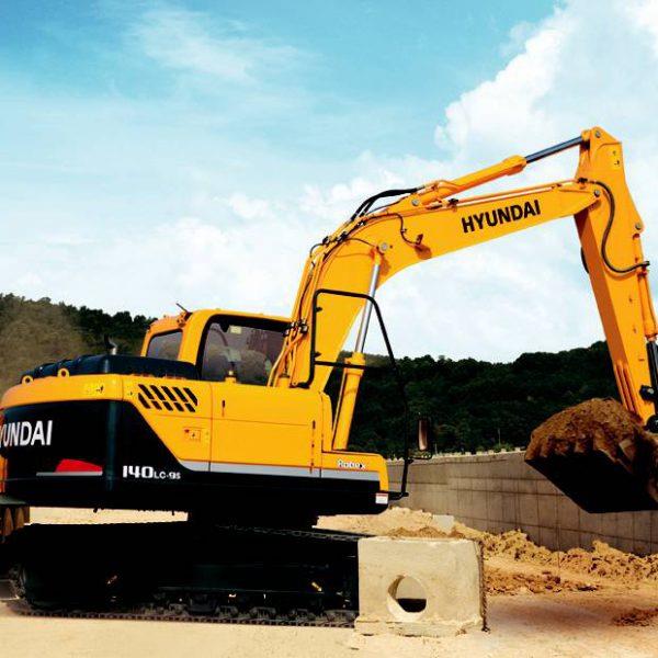 MÁY ĐÀO HYUNDAI R140LC-9S_GẦU 0.58 KHỐI