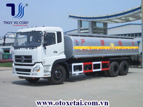 Xe téc chở xăng dầu 16 khối Dongfeng nhập khẩu