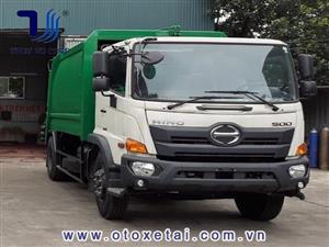 Xe Cuốn Ép Chở  Rác Hino 14 Khối