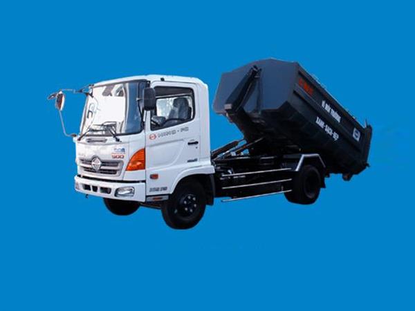 Xe Hooklift chở rác Hino 500