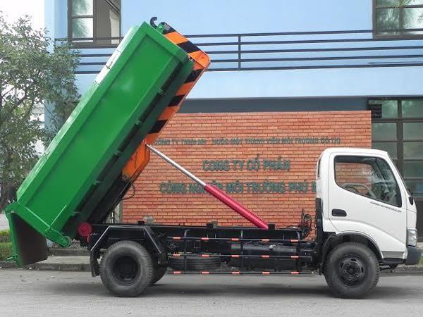 Xe hooklift Hino 6 khối