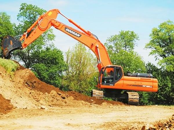 Máy xúc đào bánh xích Doosan DX420LC