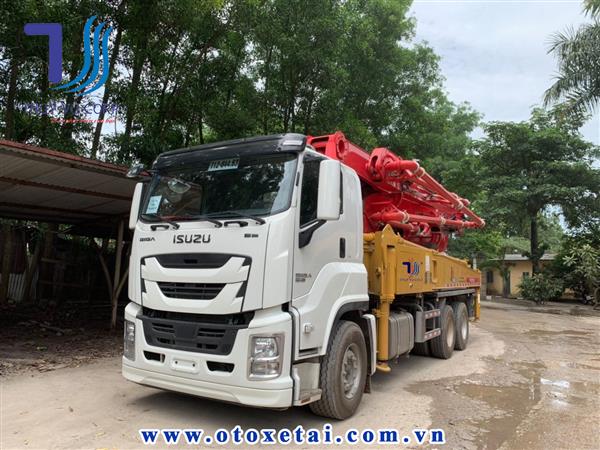 Xe Bơm Bê Tông Isuzu 38m