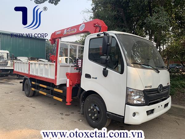 Xe Tải Hino XZU730 Gắn Cẩu Unic 3 Tấn 4 Đốt