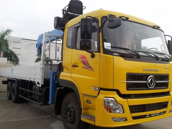 Xe Dongfeng C260 Gắn Cẩu Dongyang SS1406 6 tấn