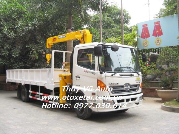 Xe Tải Hino FC9JLSW Gắn Cẩu Soosan 3 Tấn SCS334