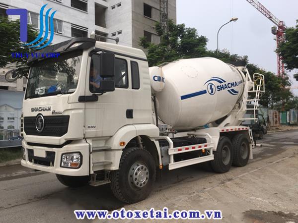 xe trộn bê tông shacman bồn CIMC 12m3