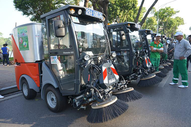 Cách sử dụng xe quét đường hiệu quả