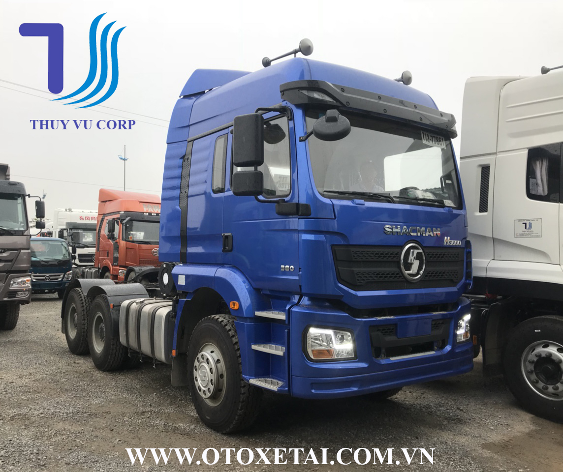 xe đầu kéo shacman 380 hp cầu dầu